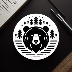 Наклейка с логотипом