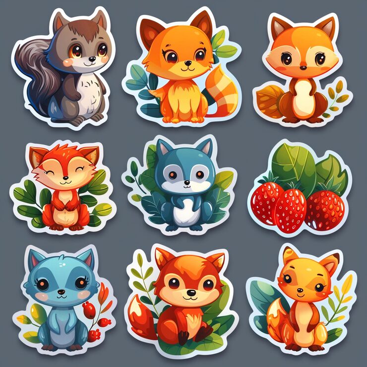 Печать наклеек